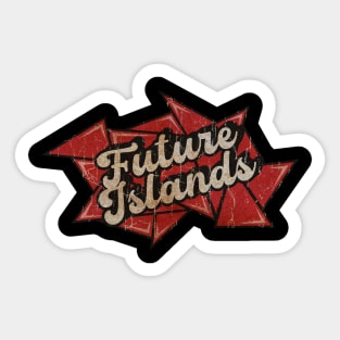 Future Islands - Red Diamond Sticker